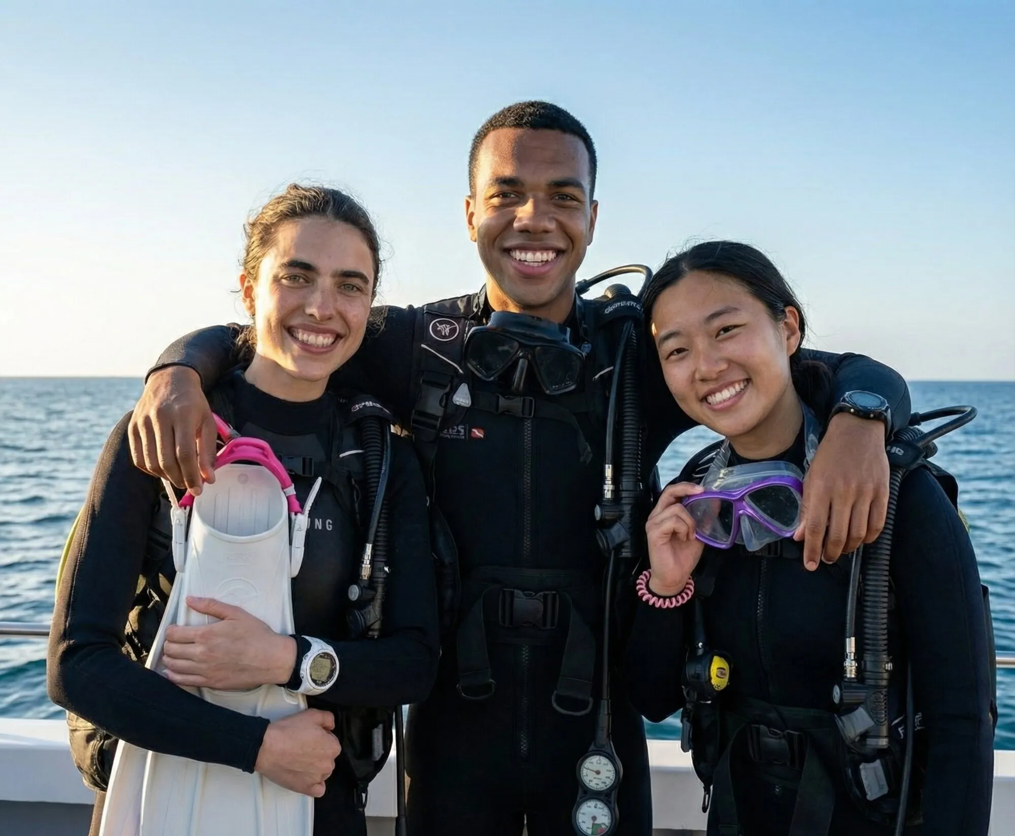 DiveRED instructor and student