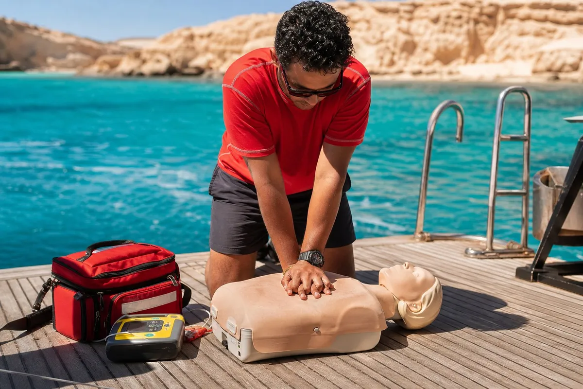 Emergency First Response (EFR) — scuba diving course in Hurghada, Red Sea